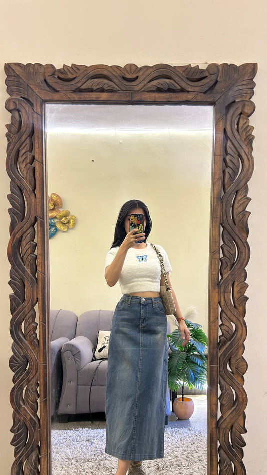 41) korean skirt 29 waist/l:31