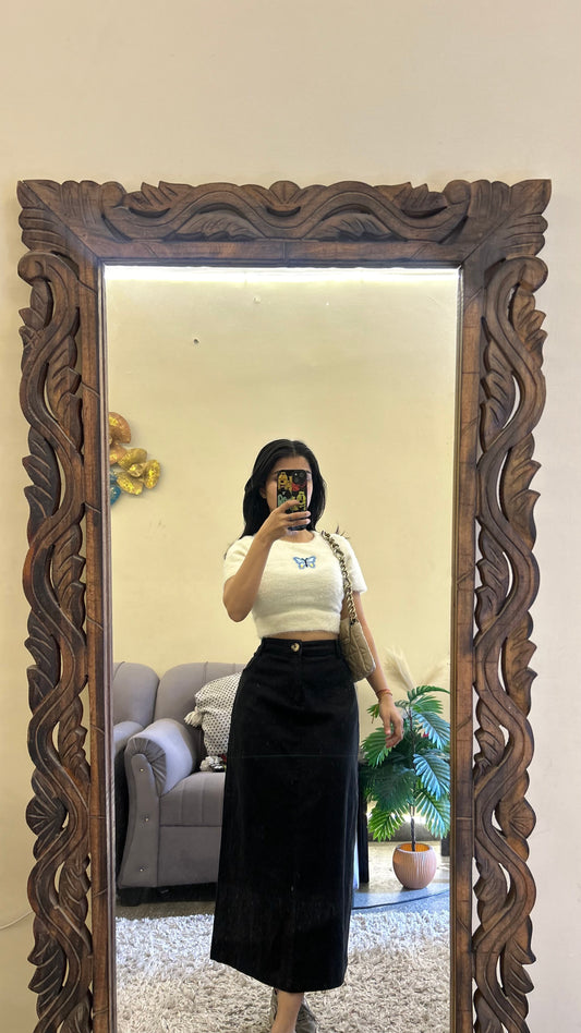 47) Korean skirt 26-28 waist/l:29