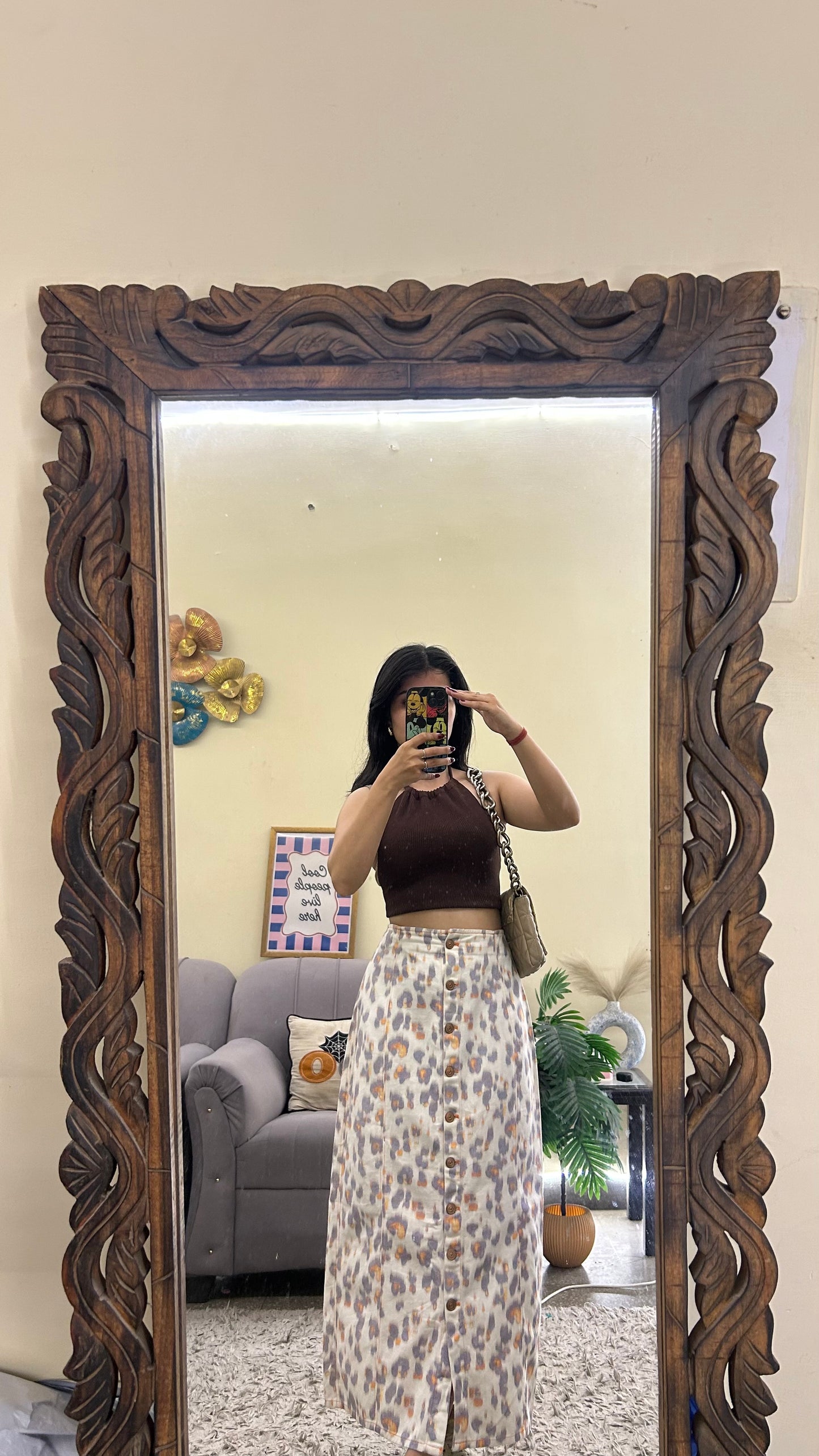 67) Korean skirt 28 waist/l:32