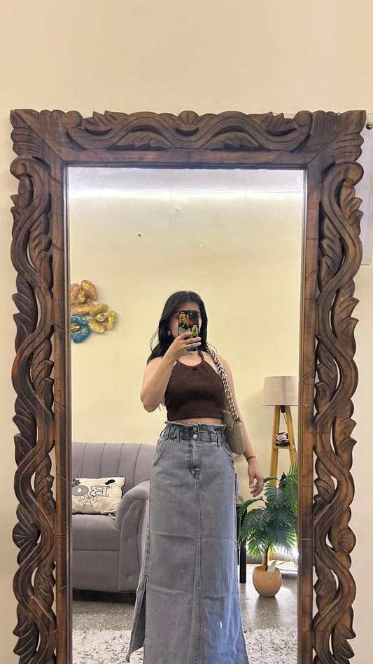 109) Korean skirt 24-26 waist/l:33