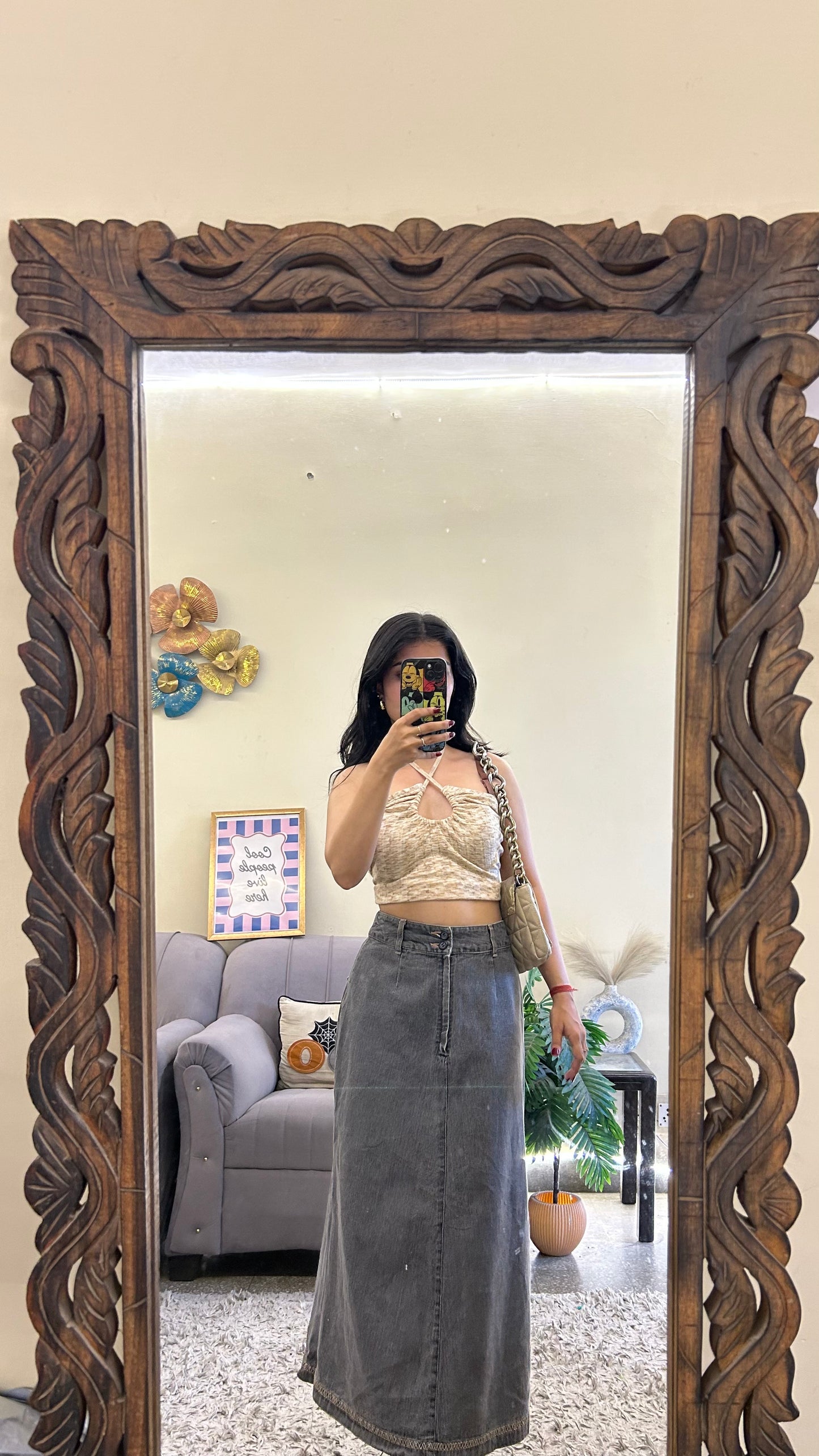 27) Korean skirt 28 waist/l:30!
