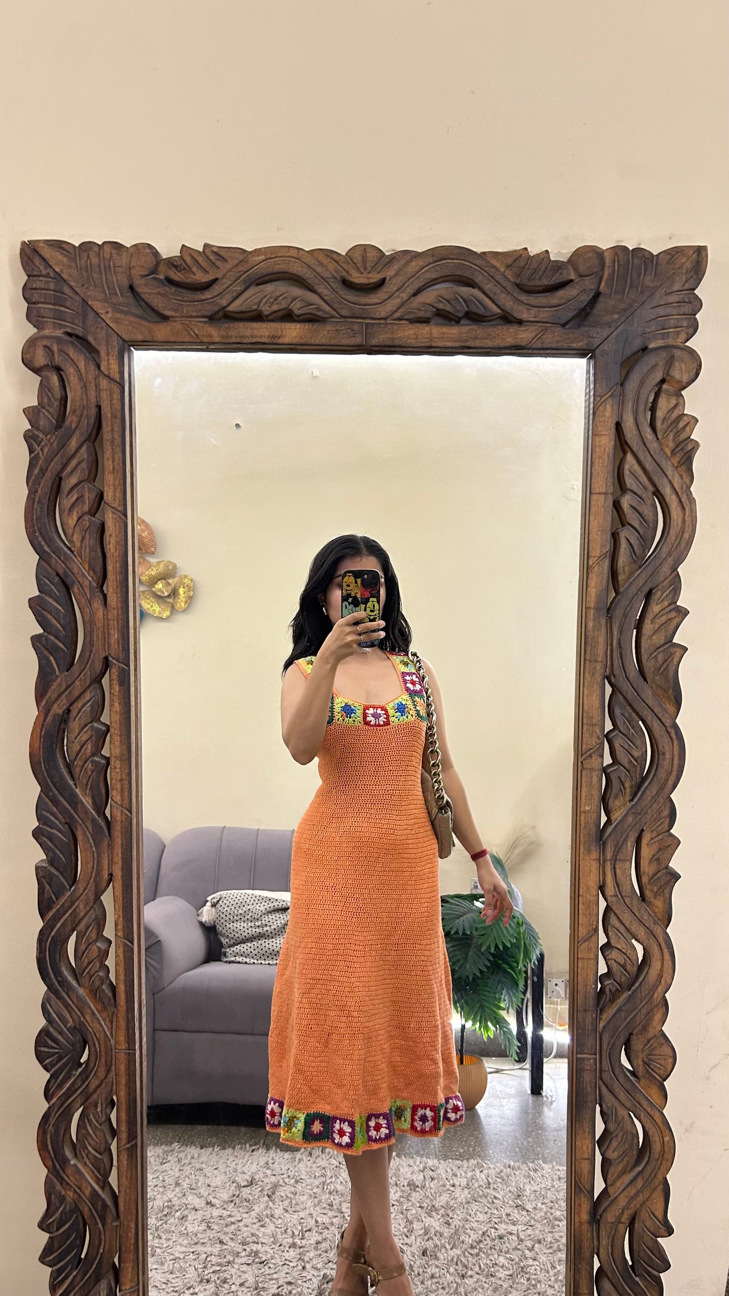 Crochet dress 32 bust/l:40