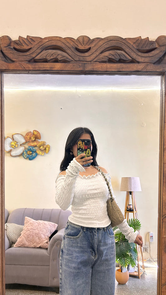 18) cute top zara 34-36 bust