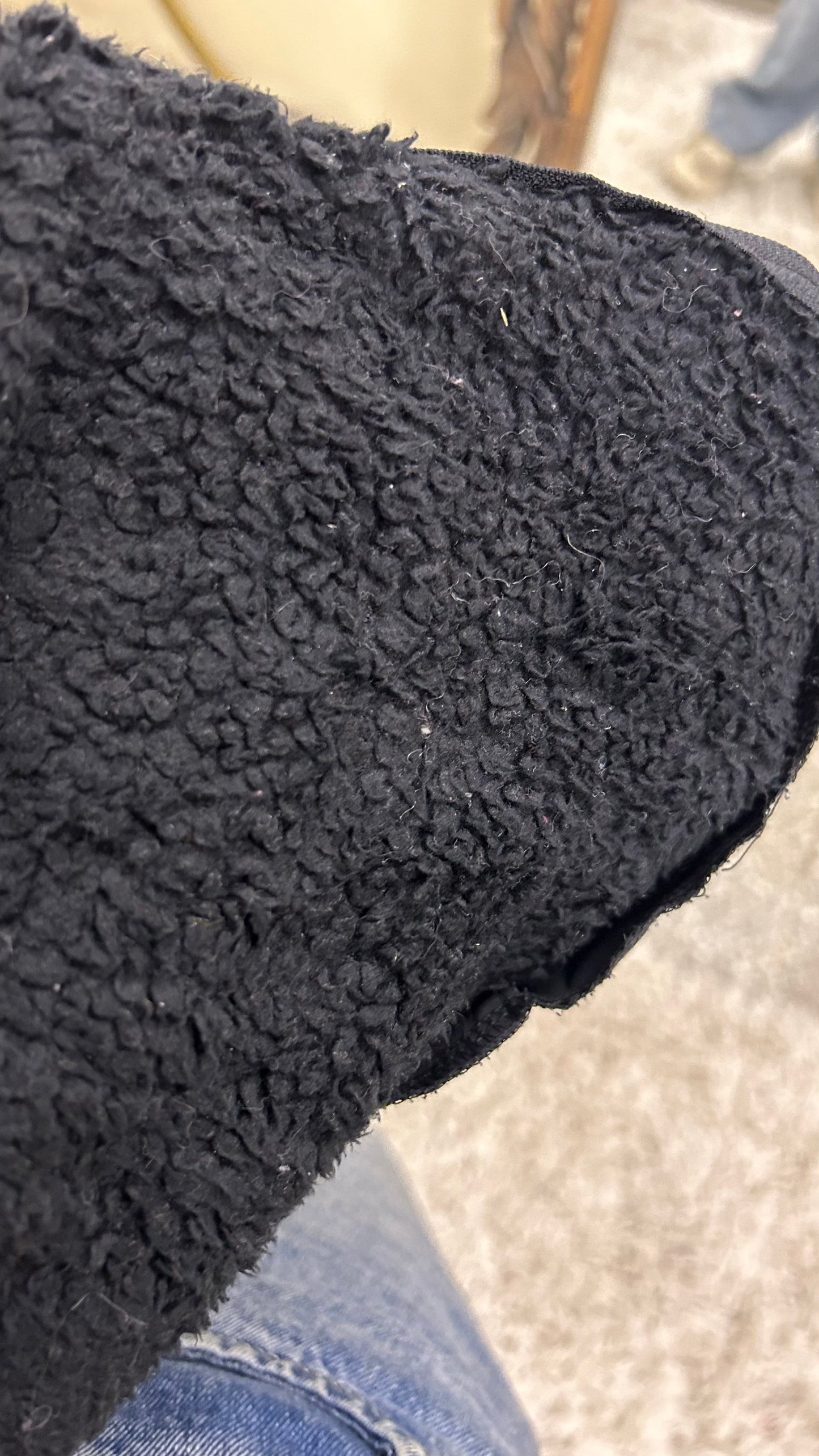 Fur jacket M thrifted