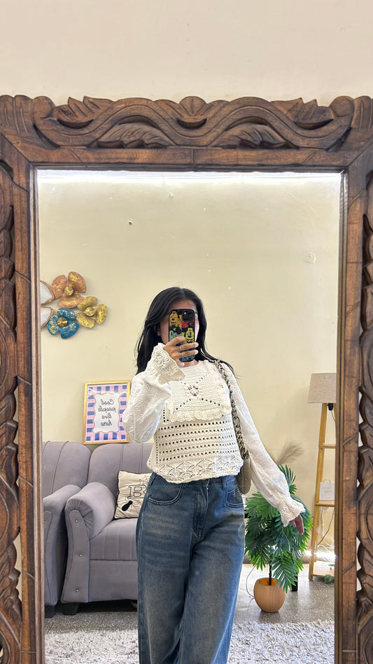 Zara top 32-34 bust