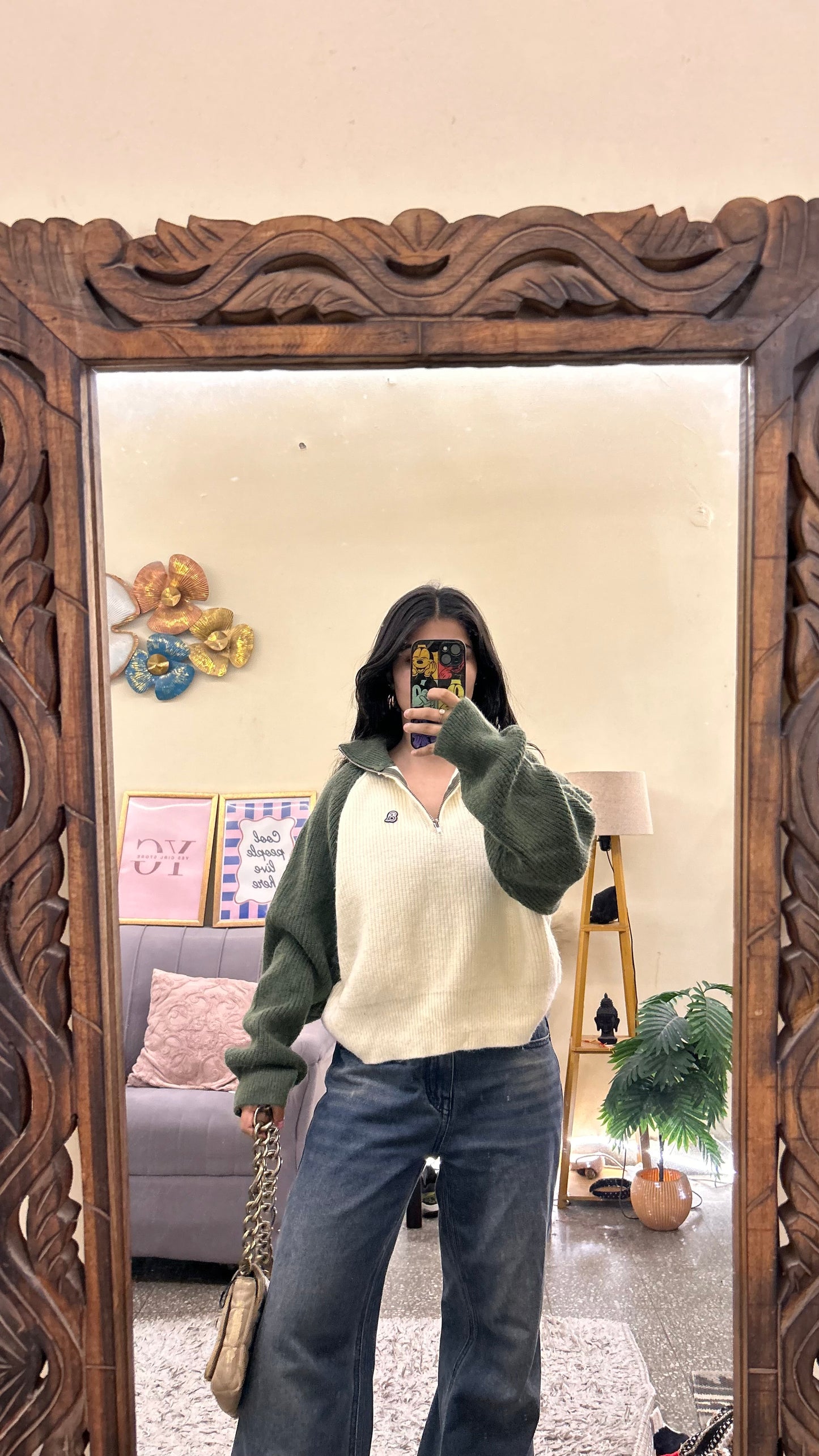 132(pintrest sweater size- M