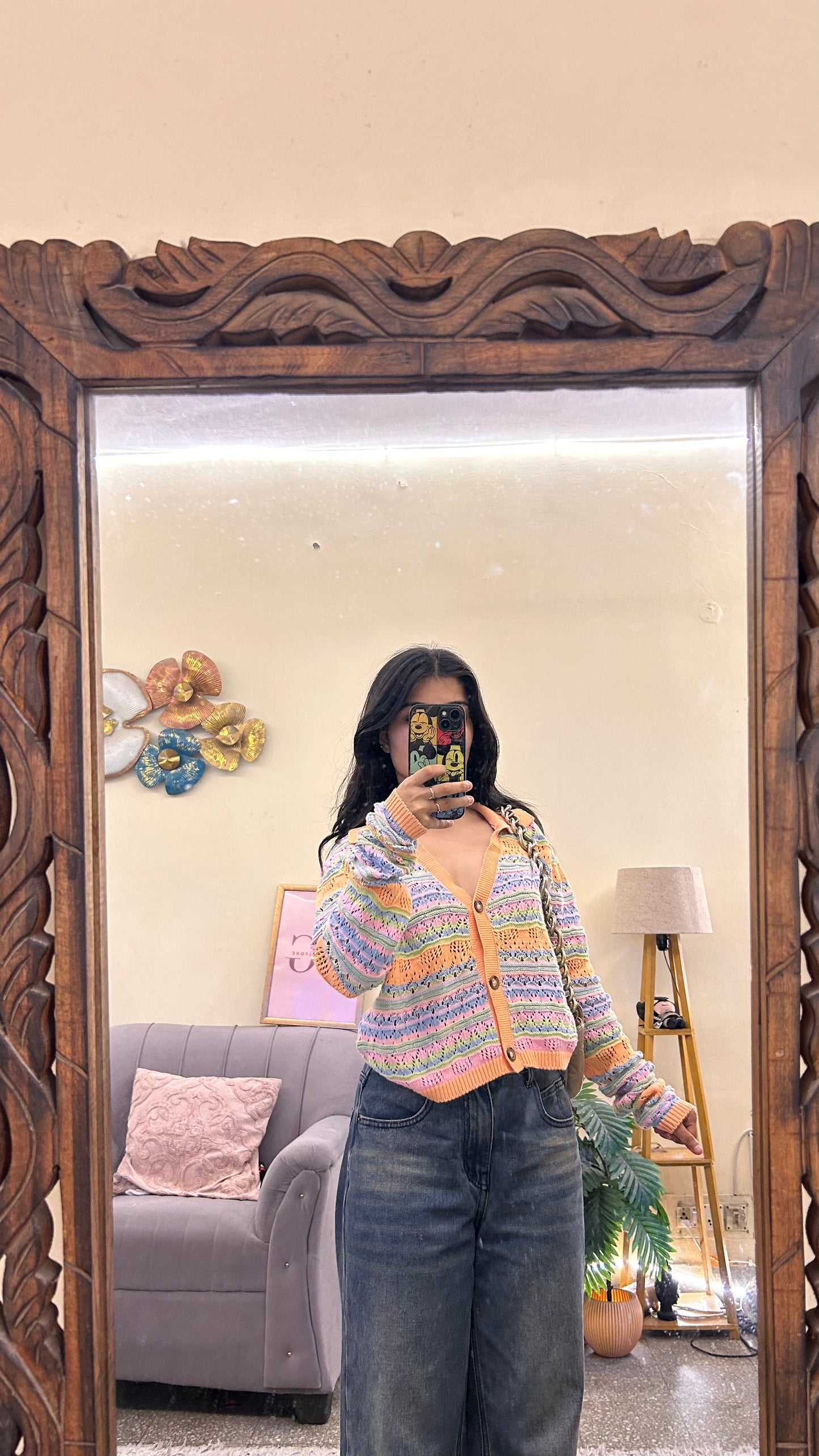 37)semi-winter cute top bust-28-32