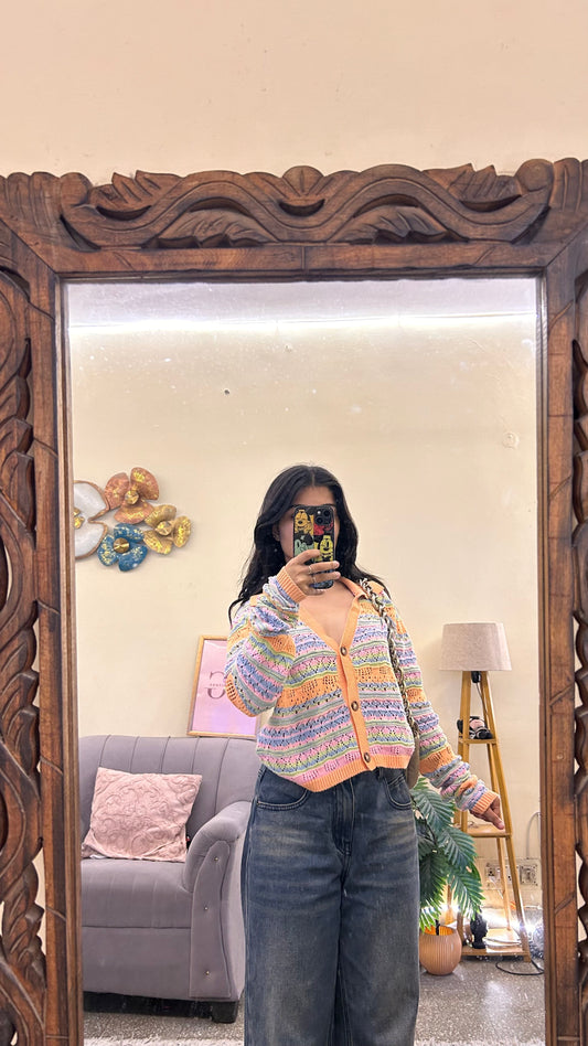 37)semi-winter cute top bust-28-32