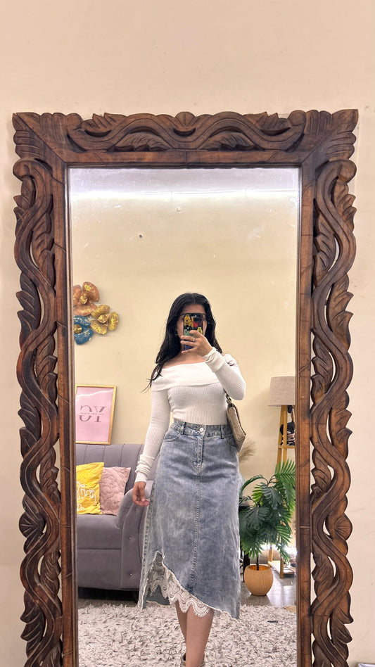26)korean skirts waist - 30/L 29
