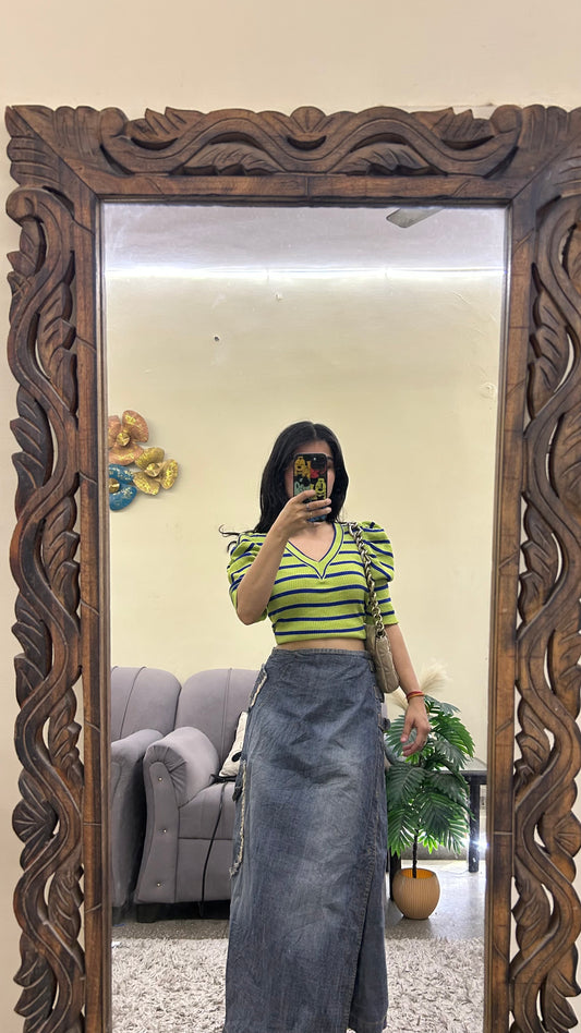 96) korean skirt 30 waist/l: