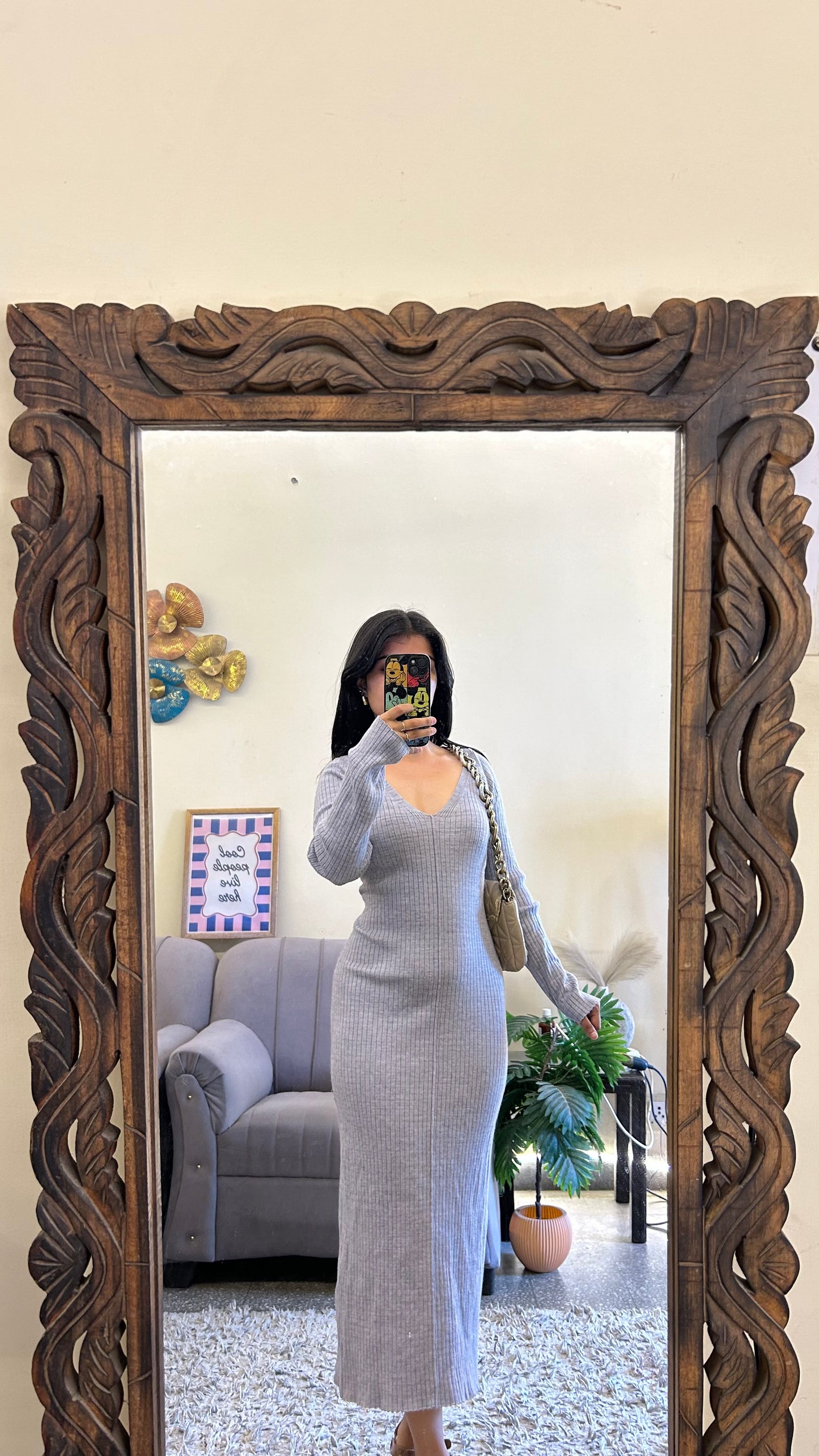 Cute thrifted dress 38-40 bust/l:46