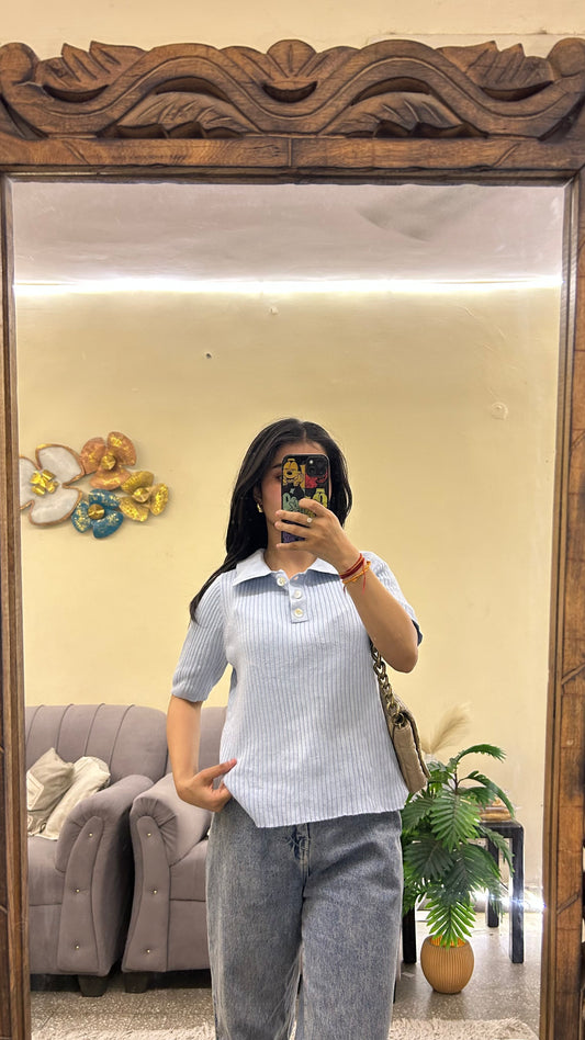 Cute thrifted top S-M