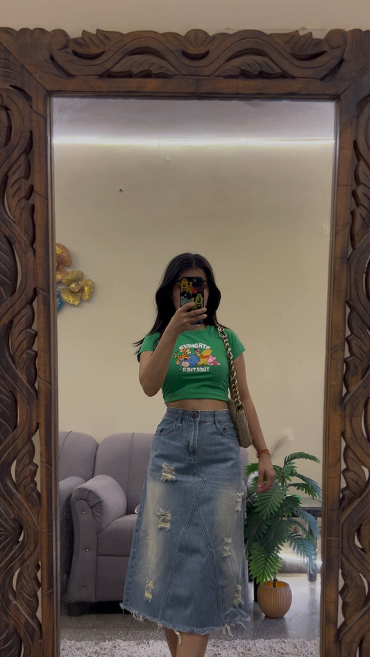 Korean skirt 27 waist/l:25