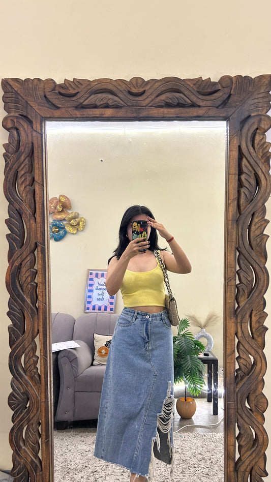 74) Korean skirt 30 waist/l:29