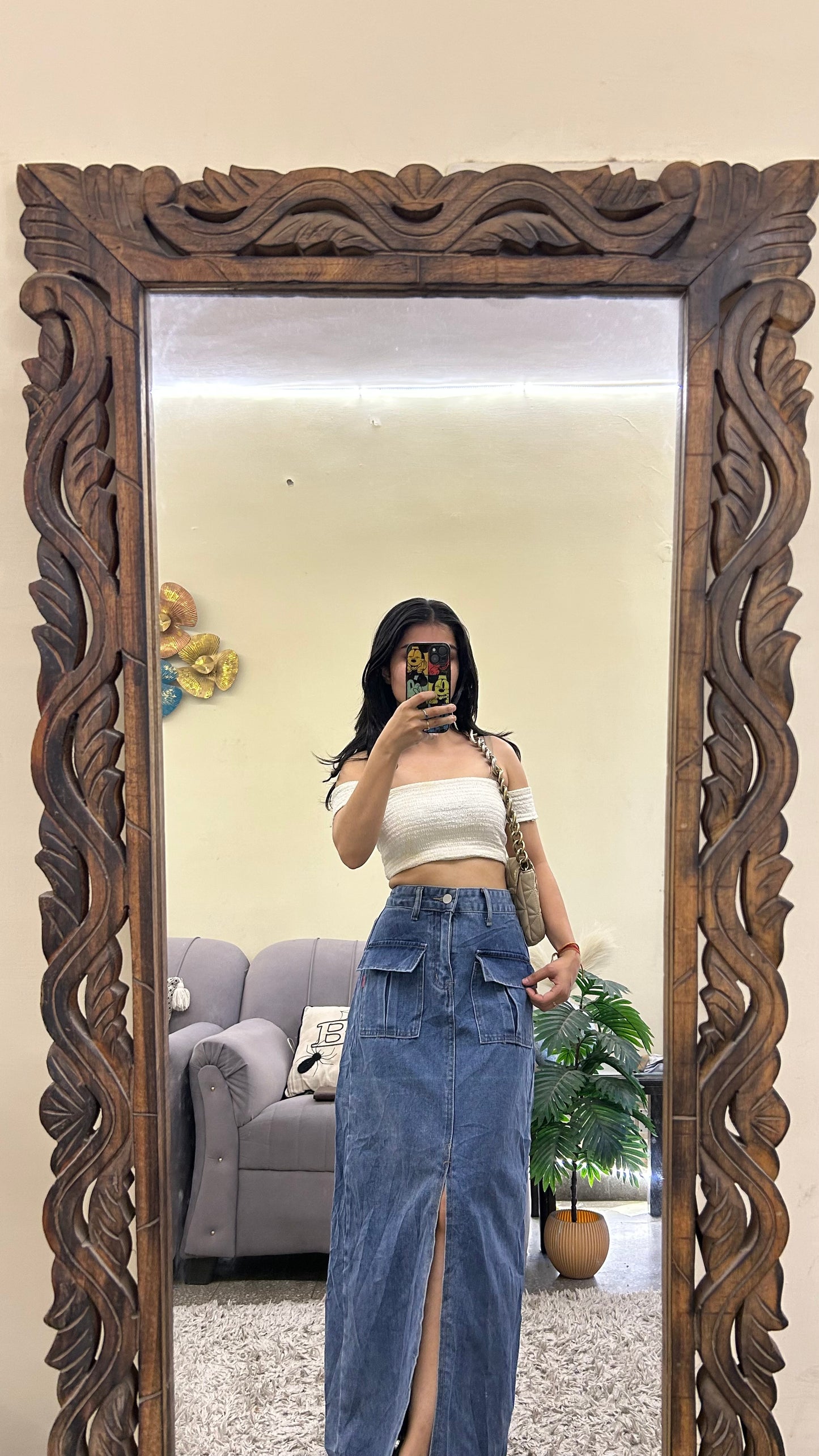 23) korean skirt waist :28/l:35