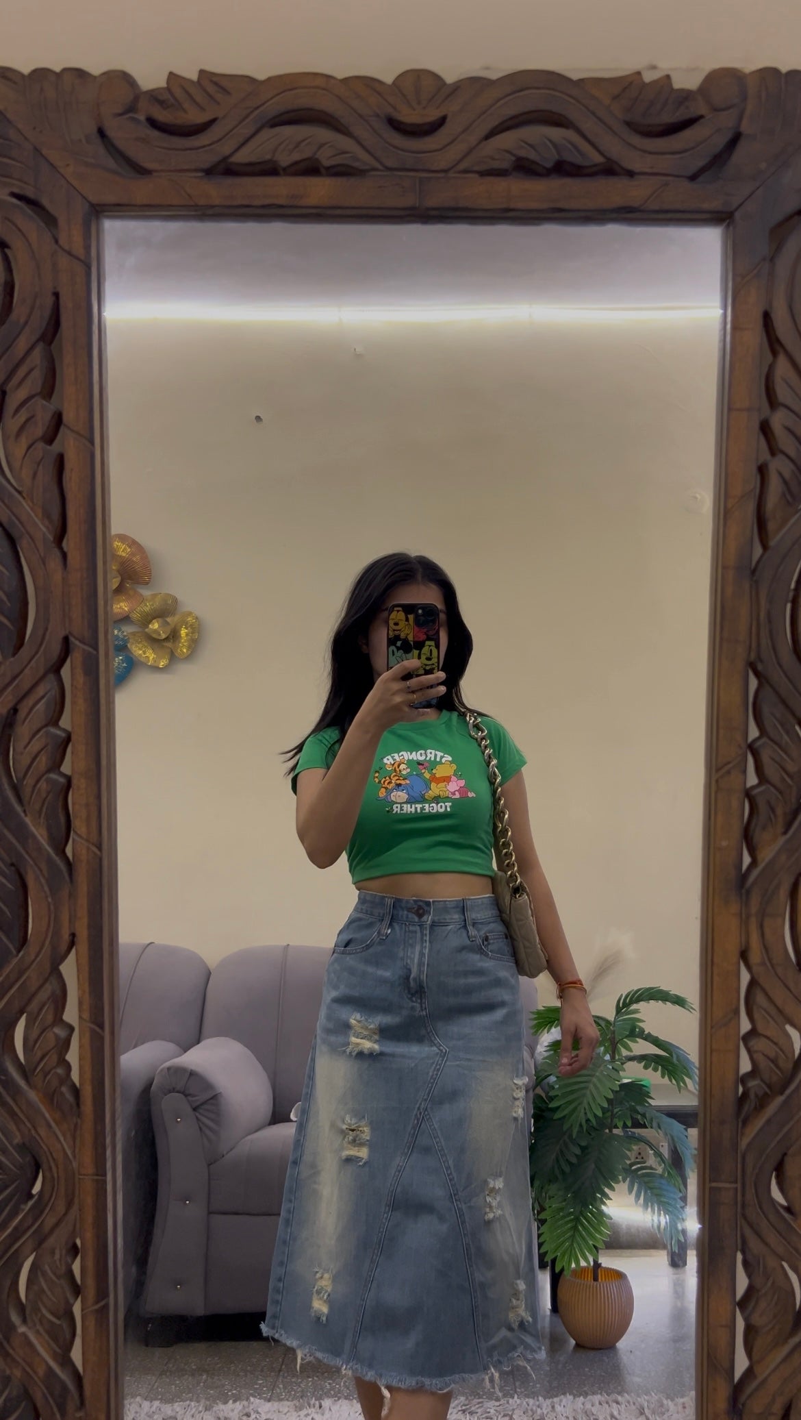 Korean skirt 27 waist/l:25