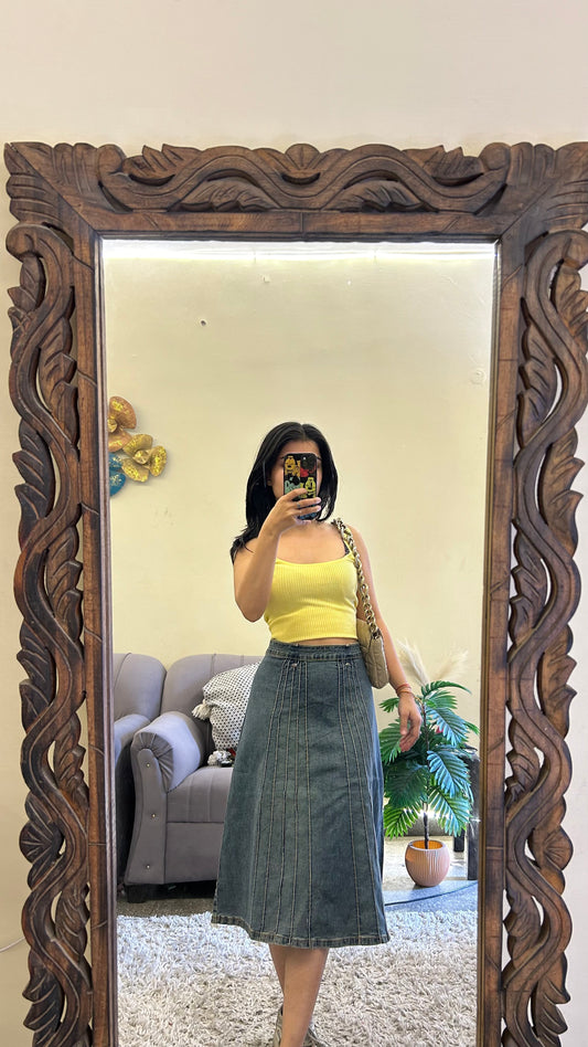 50) Korean skirt 32 waist/l:24