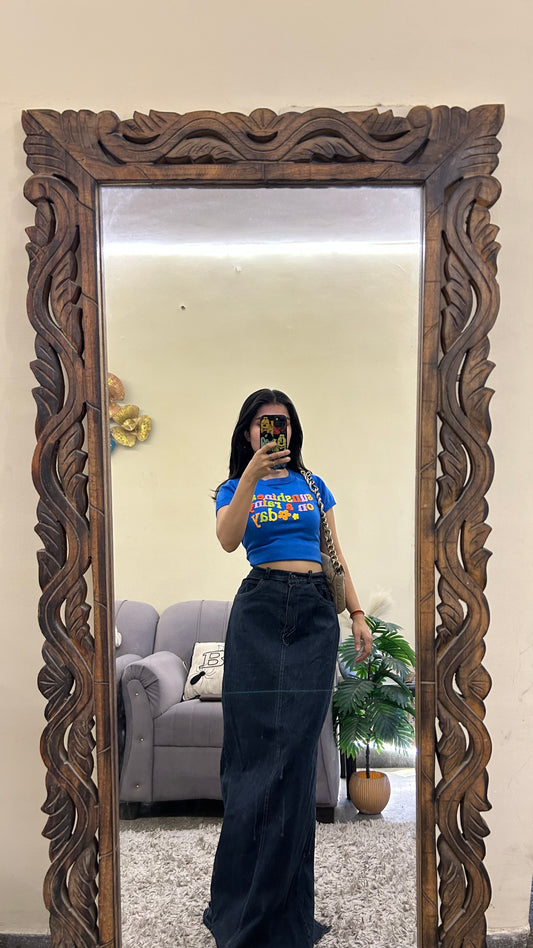 16) korean skirt 30 waist/l:40