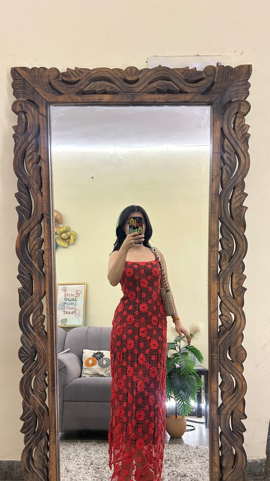 Cute crochet dress 32-34 bust/l:44