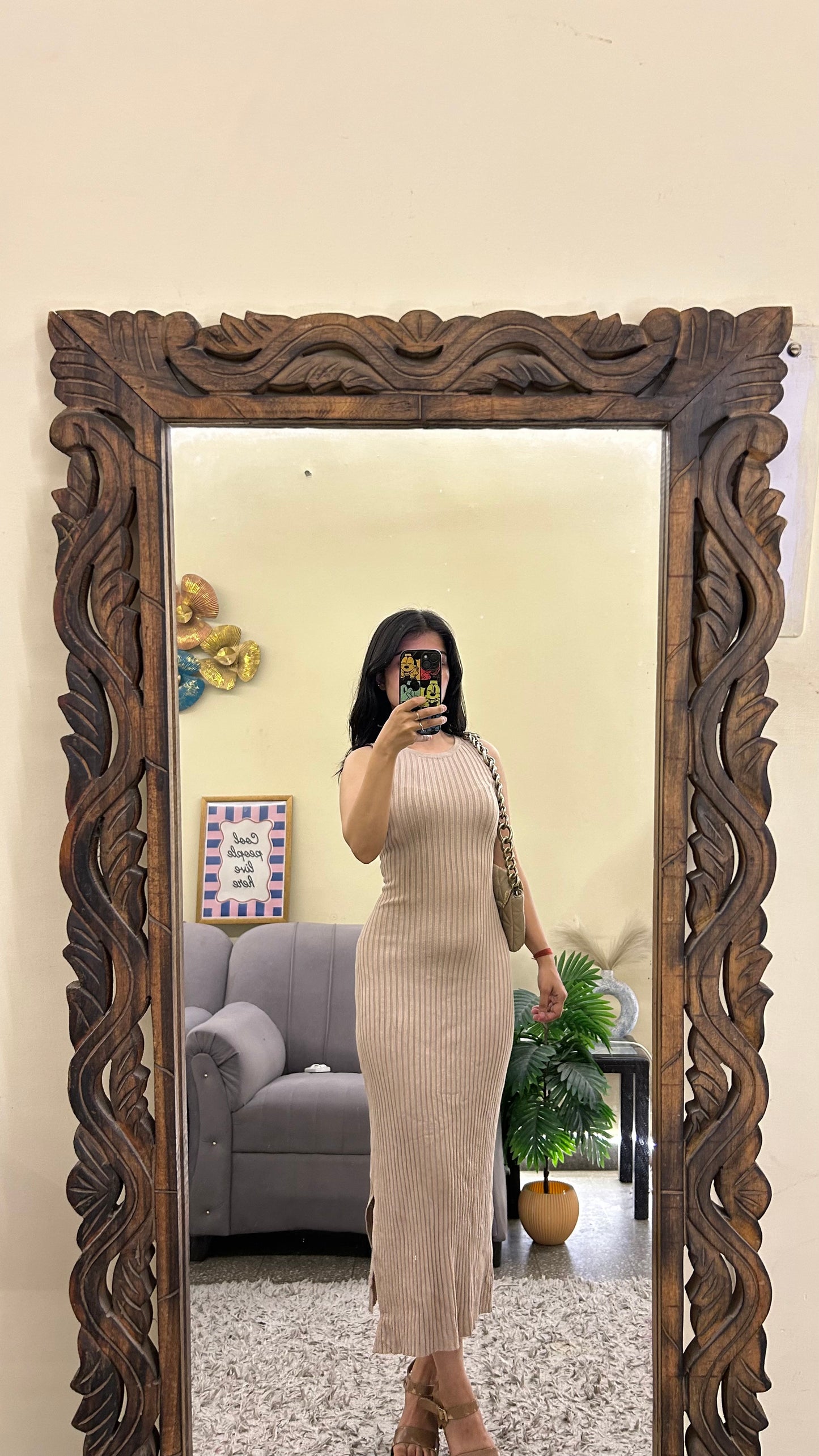 Thrifted dress 30-33 bust/l:47