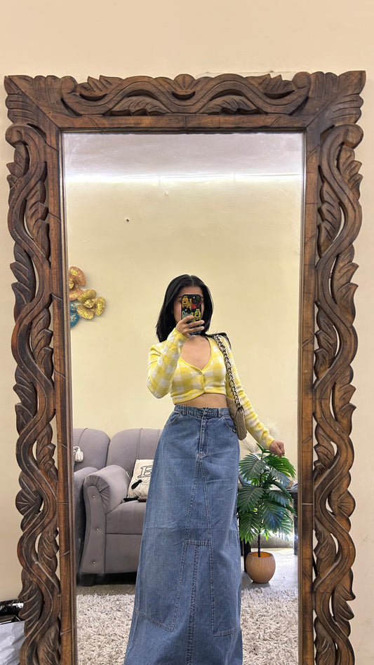 7) korean skirt 29 waist/l: 29