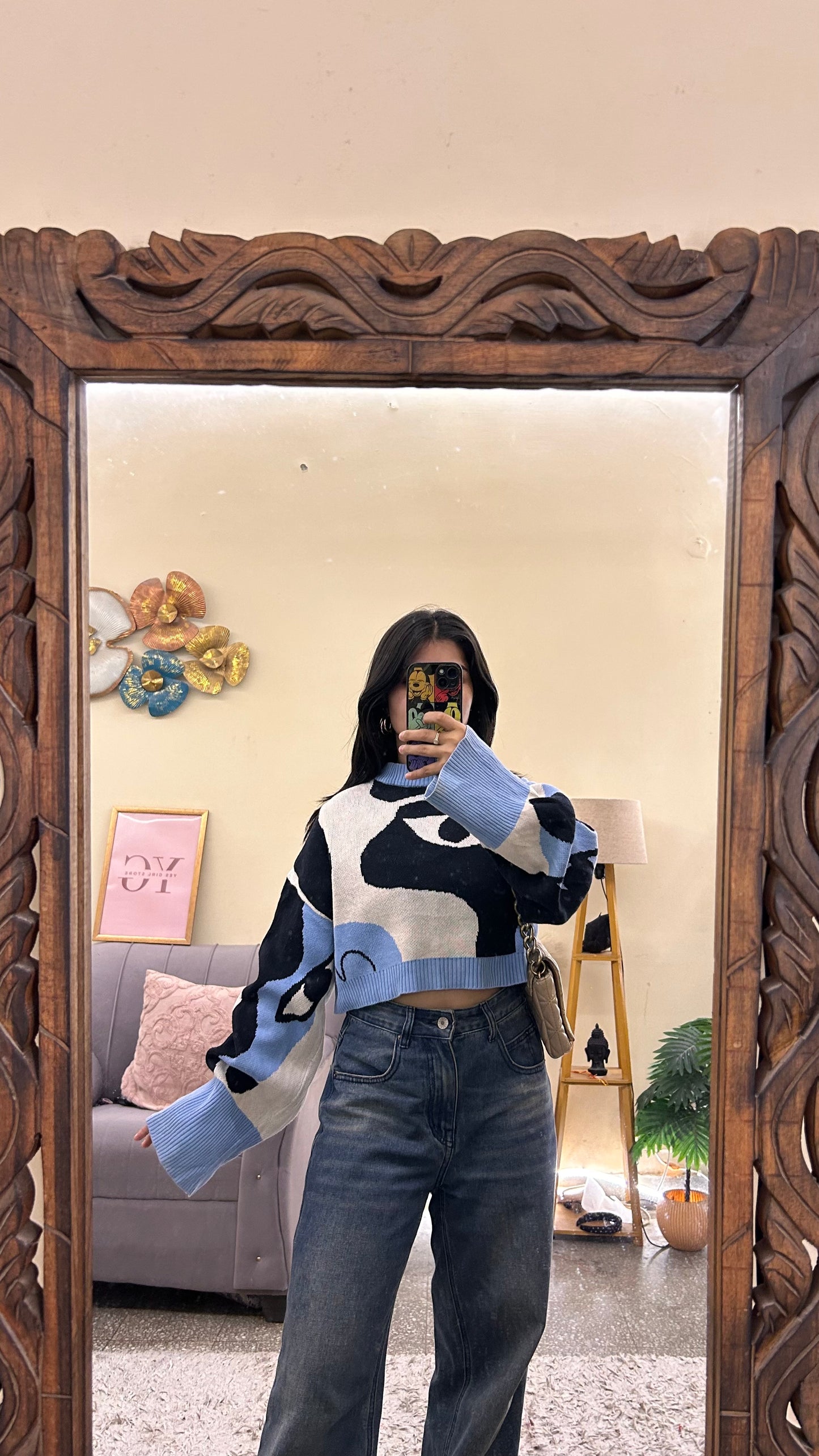 105(pintrest sweater size- S