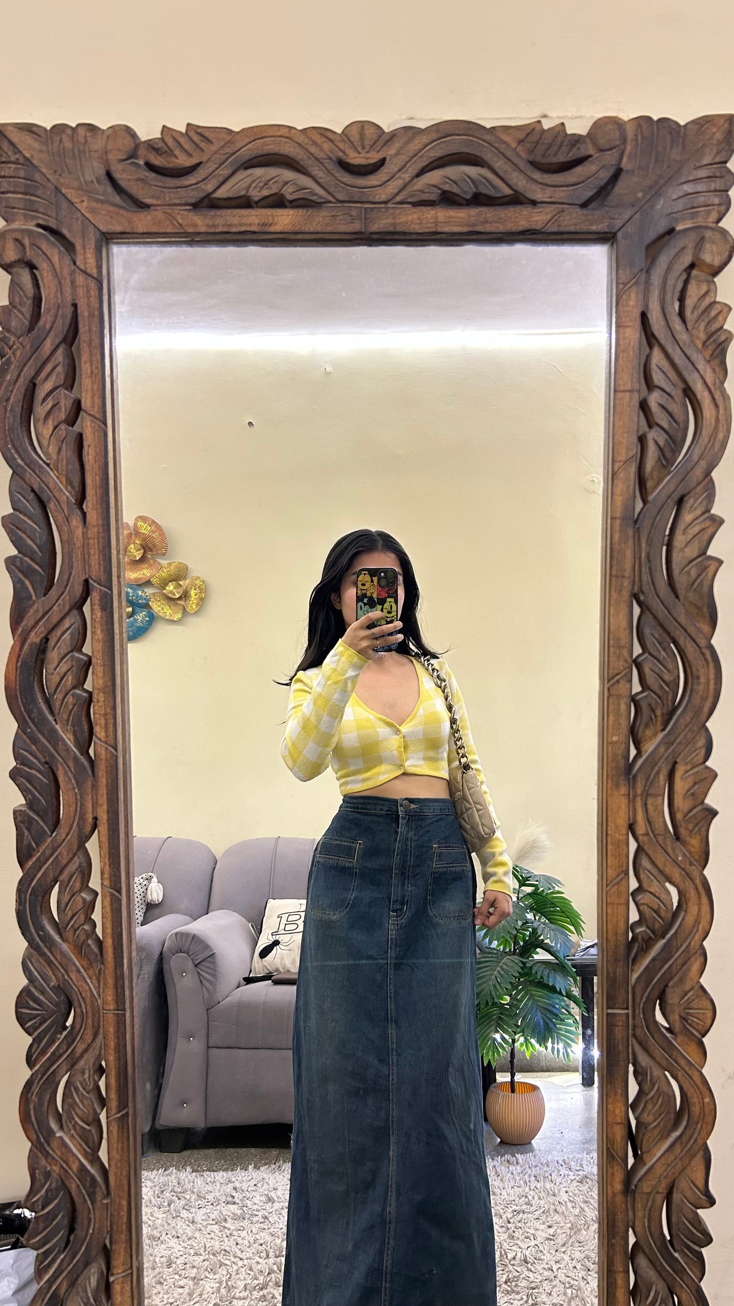 8) korean skirt 30 waist/l:37