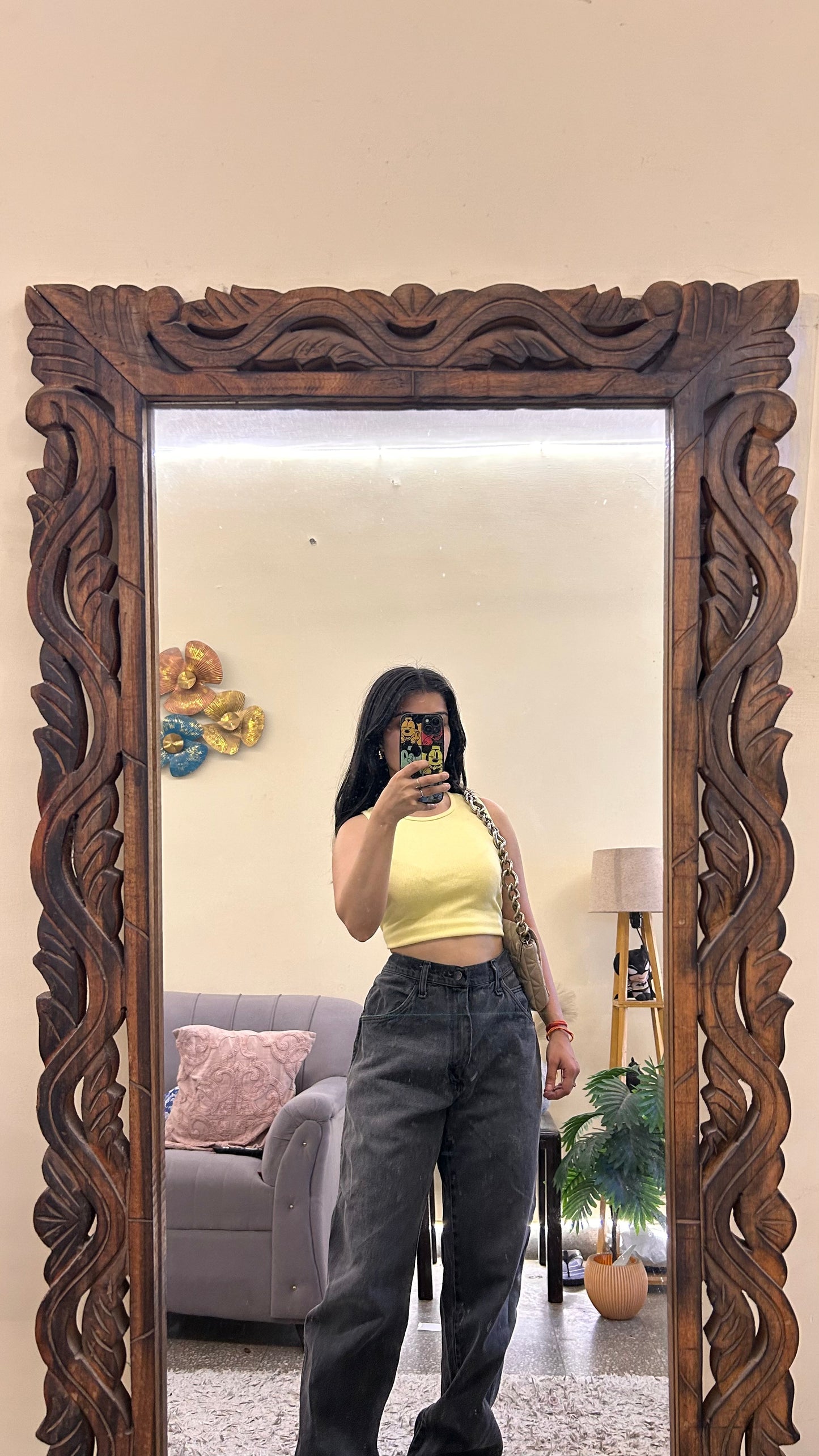 18) thrifted jeans waist - 34/ L-40