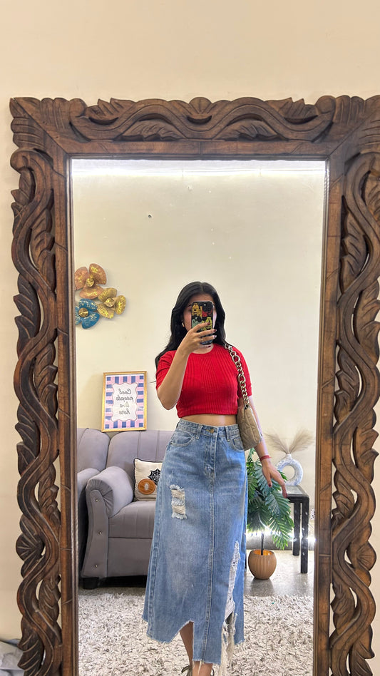 22) Korean skirt 28 waist/l:29