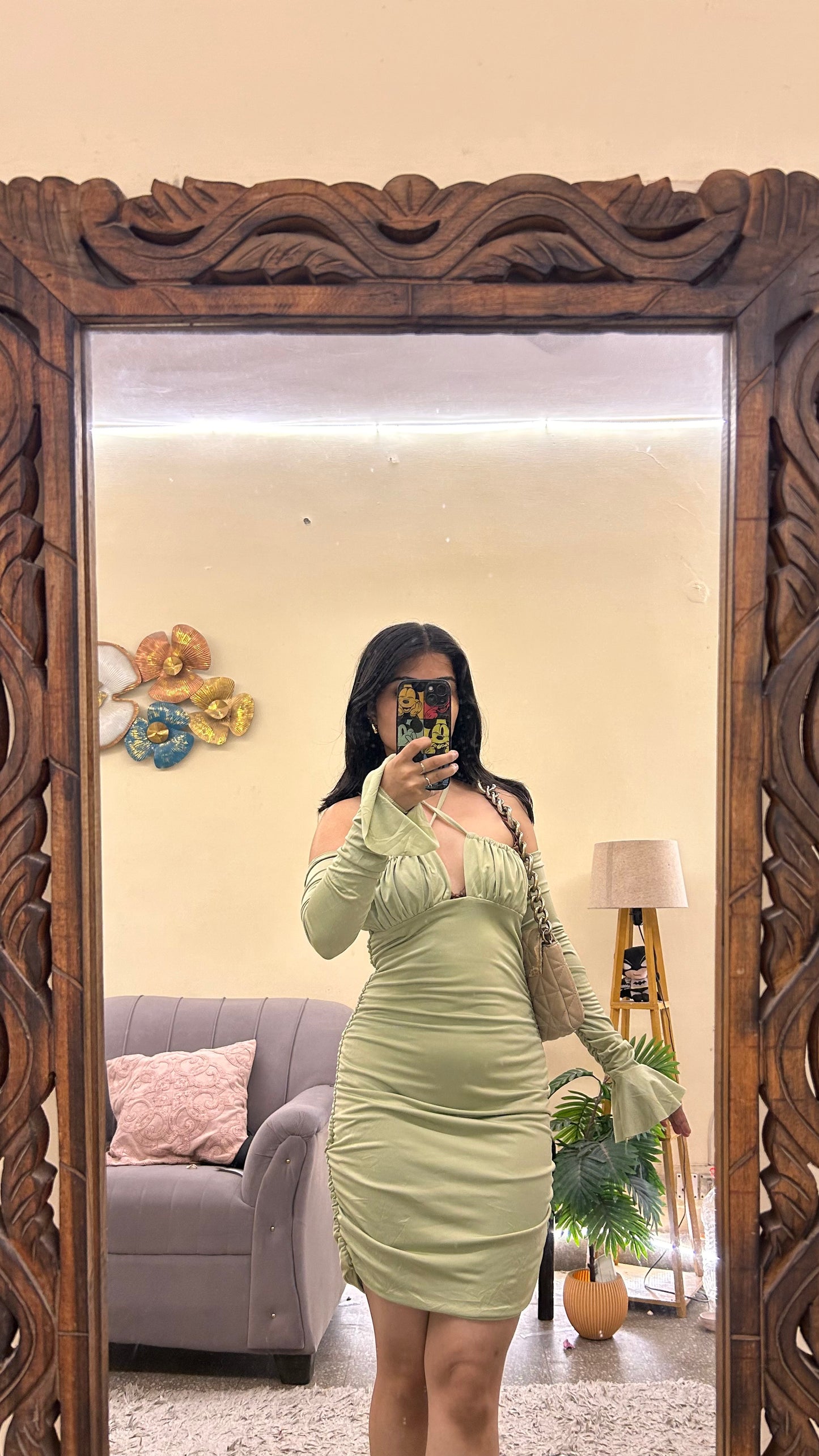 149 cute short dress bust- 32-33/ L -33