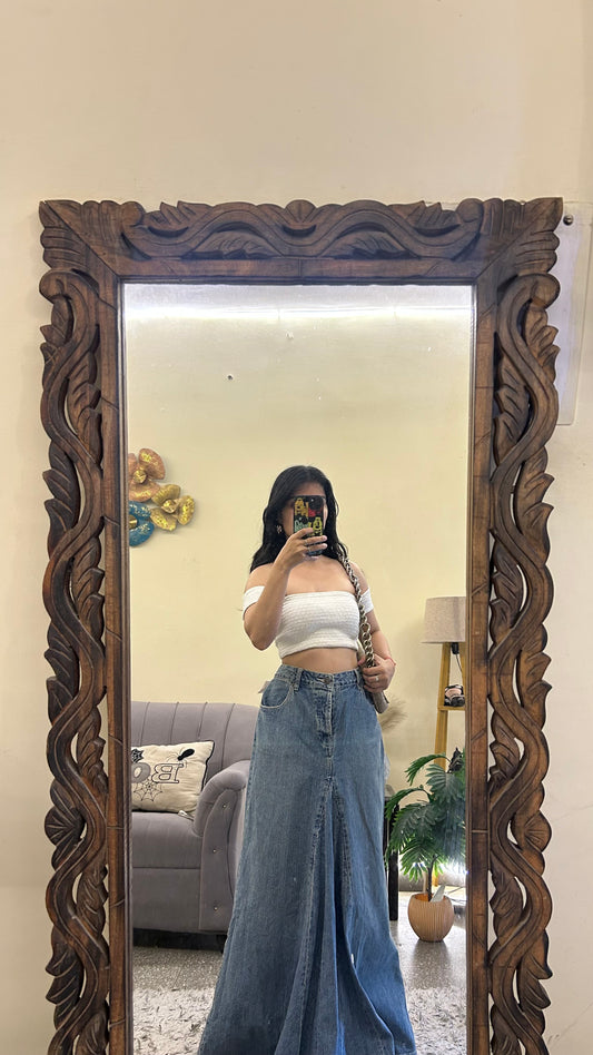120) Korean skirt 35 waist/l:41