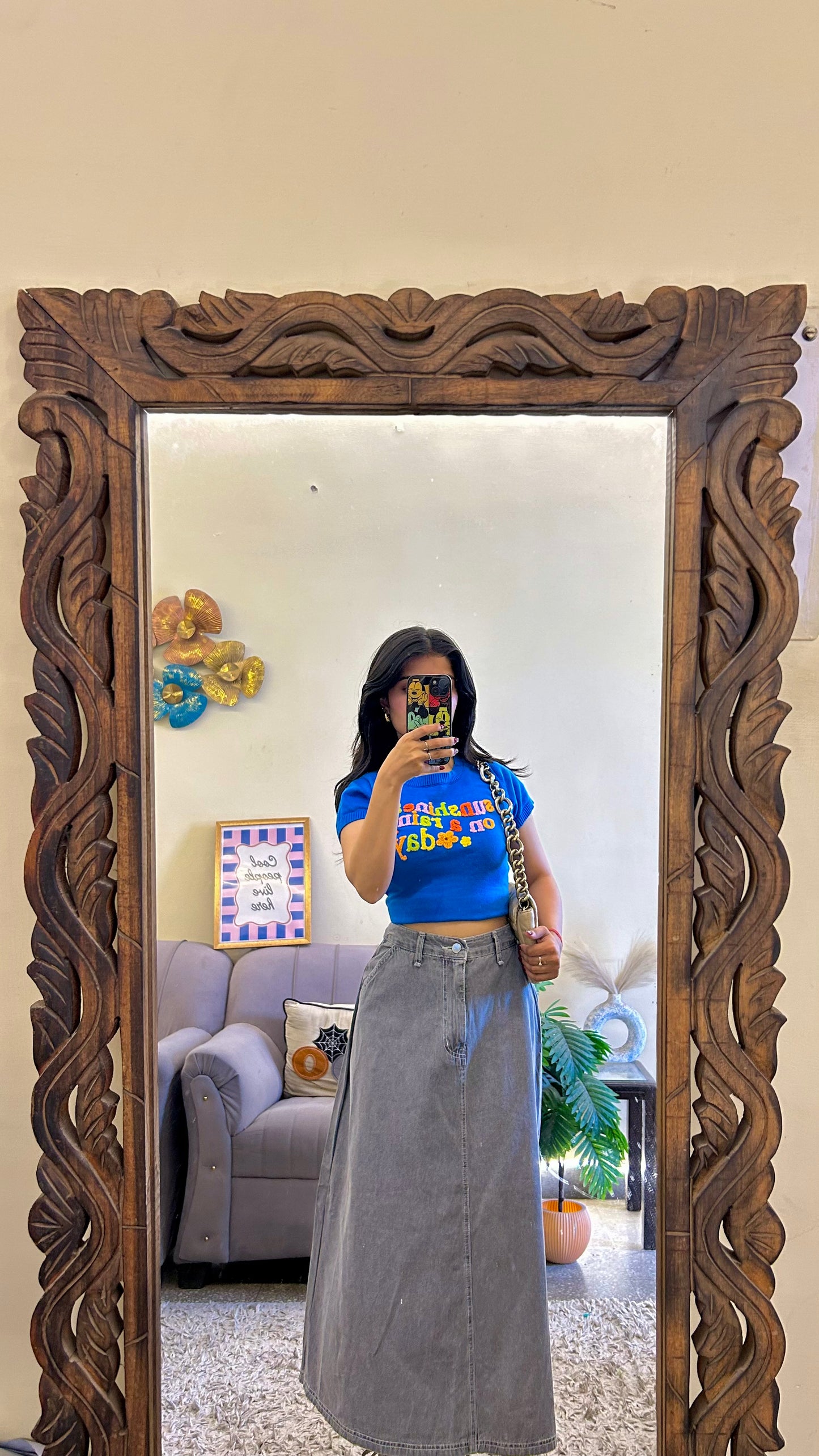 4) Korean skirt 29 waist/l:31