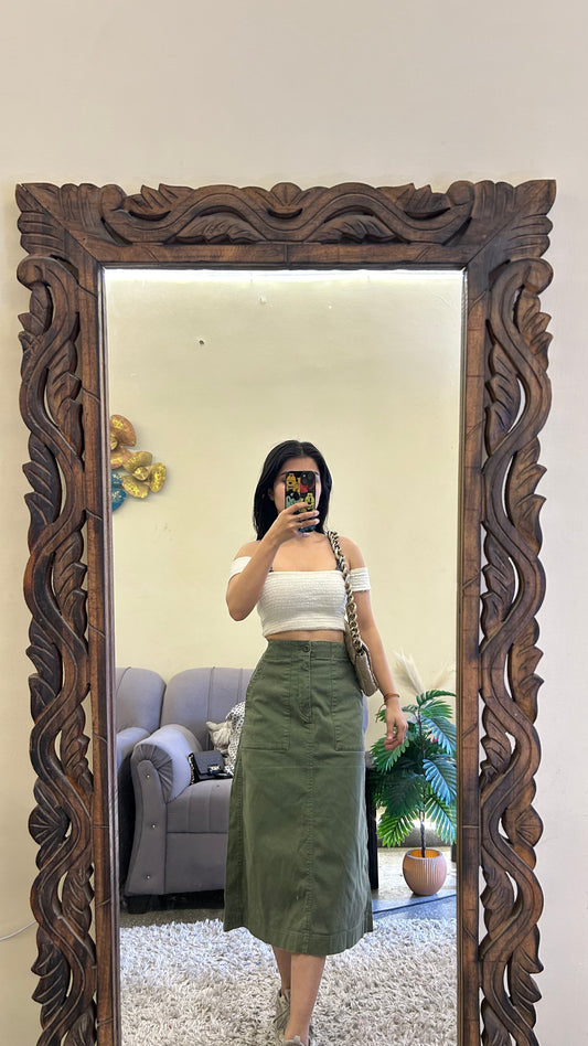 63) Korean skirt 26 waist/l:28
