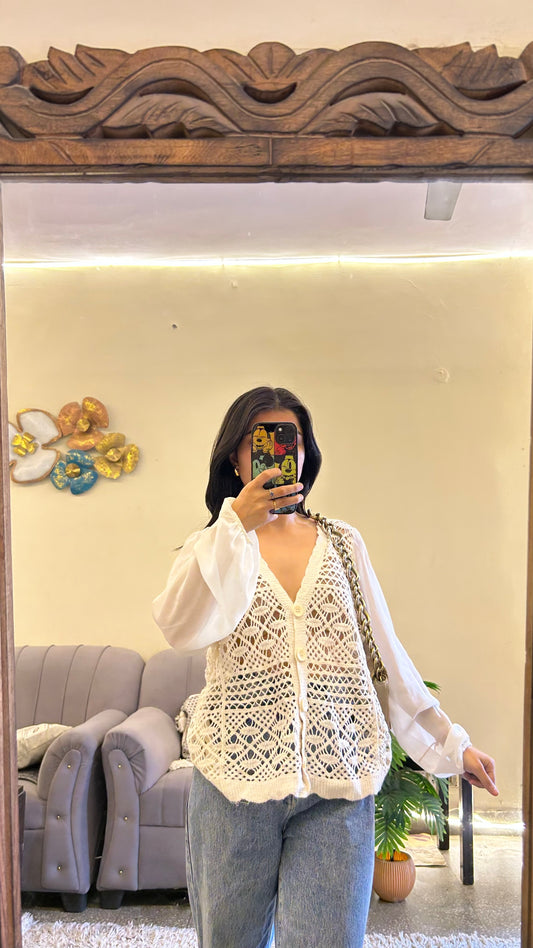 Crochet top M