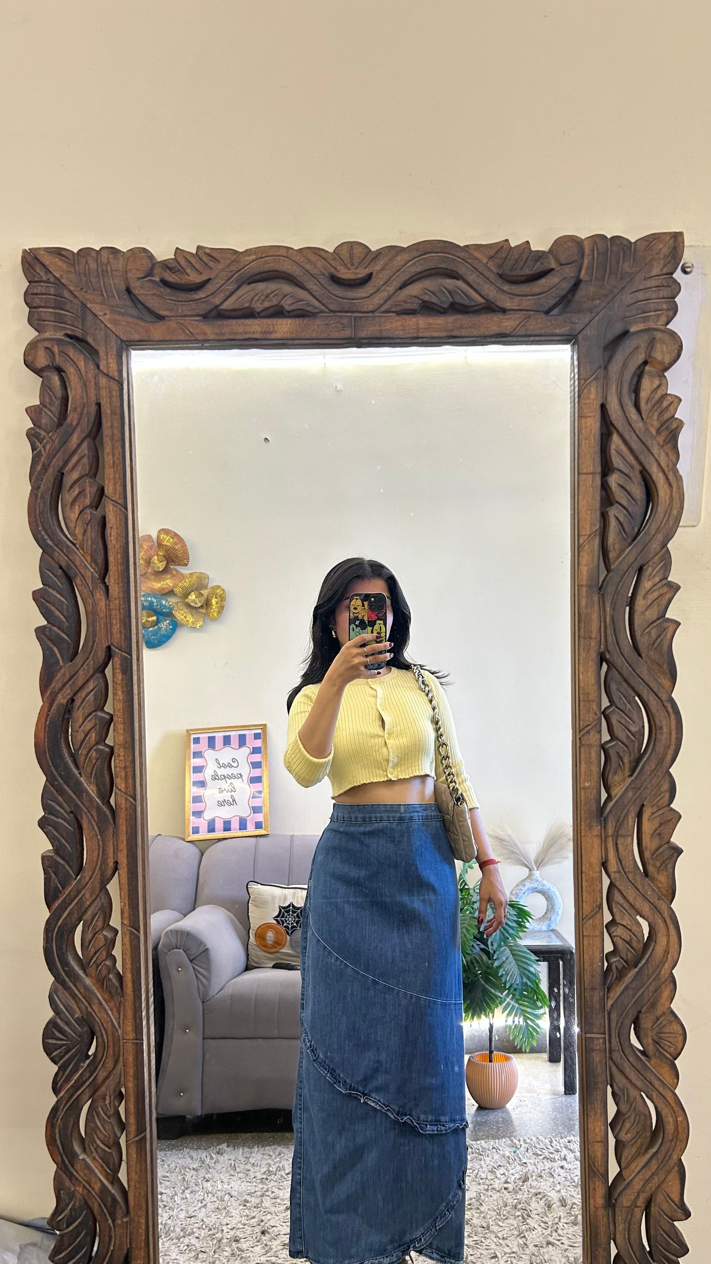 18) Korean skirt 34 waist/l:34