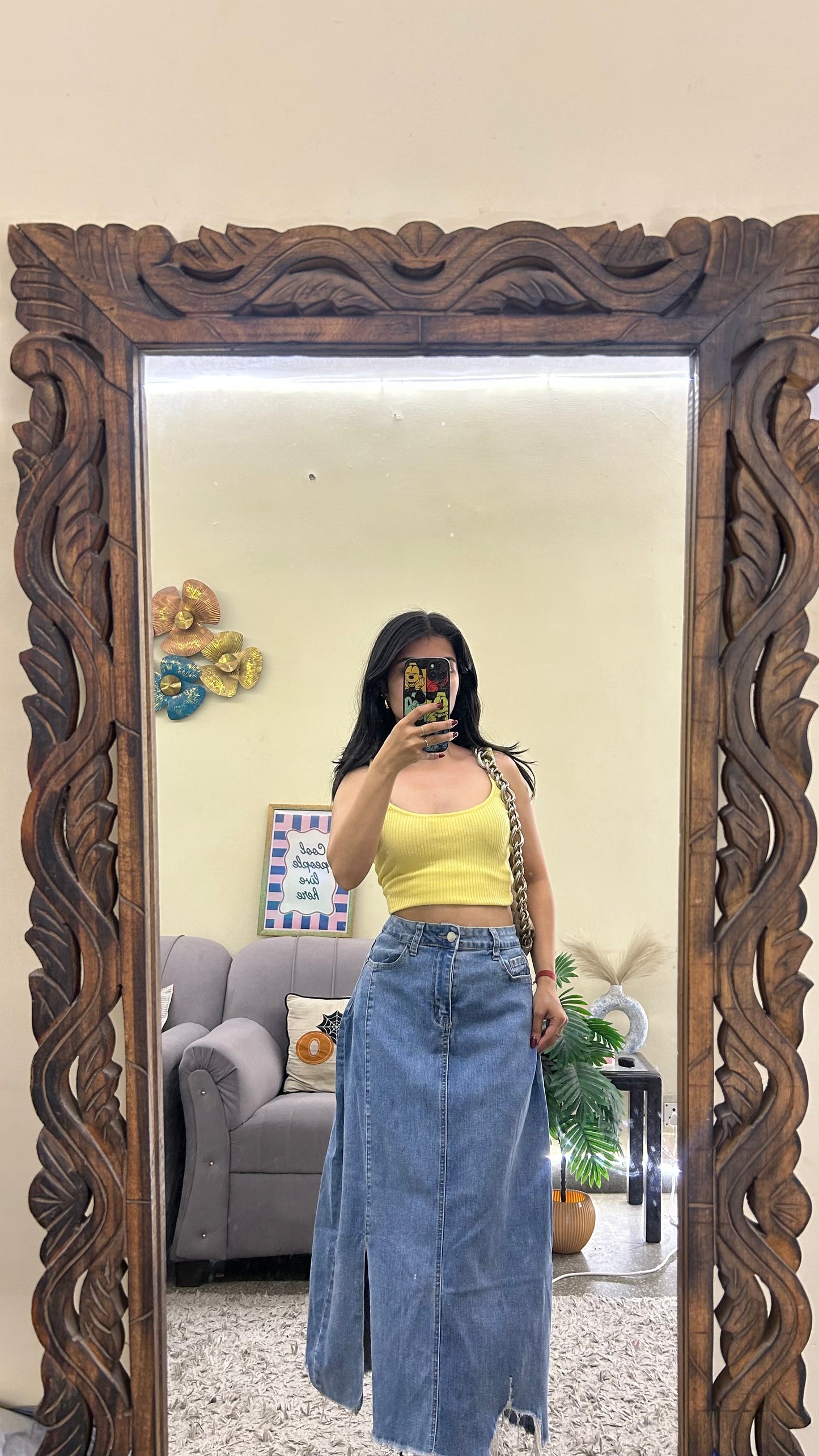 99) Korean skirt 28 waist/l:31