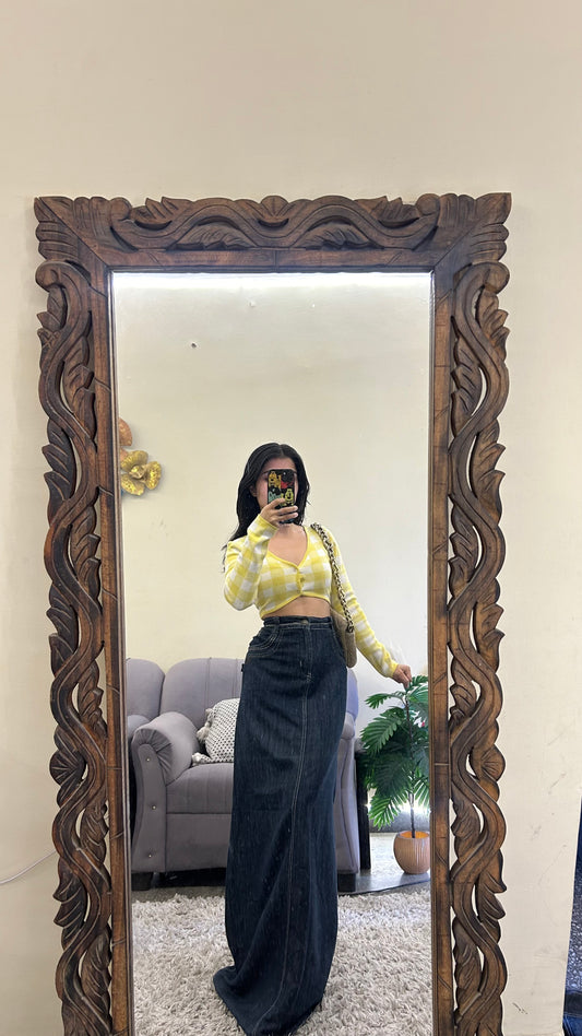 21) Korean skirt 32 waist/l:43