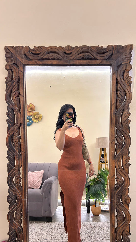 68) cute dress bust-34-36 / L -50