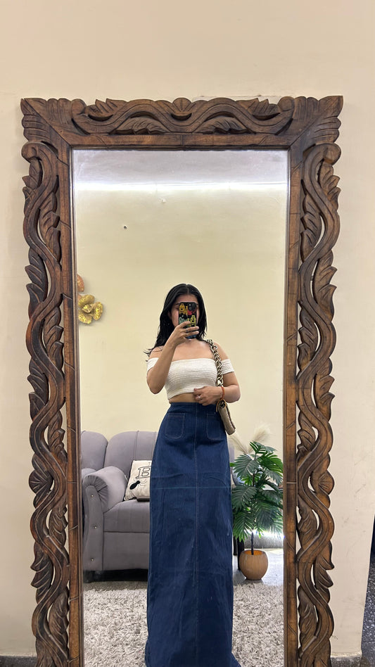 25) korean skirt 27 waist/l:38