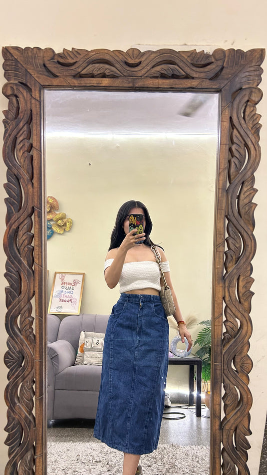56) Korean skirt 28 waist/l:29
