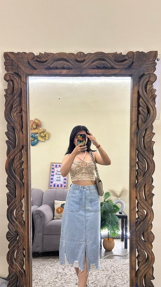 96) Korean skirt 27 waist/l:27