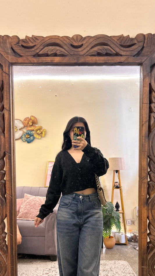 Sweater with back print S