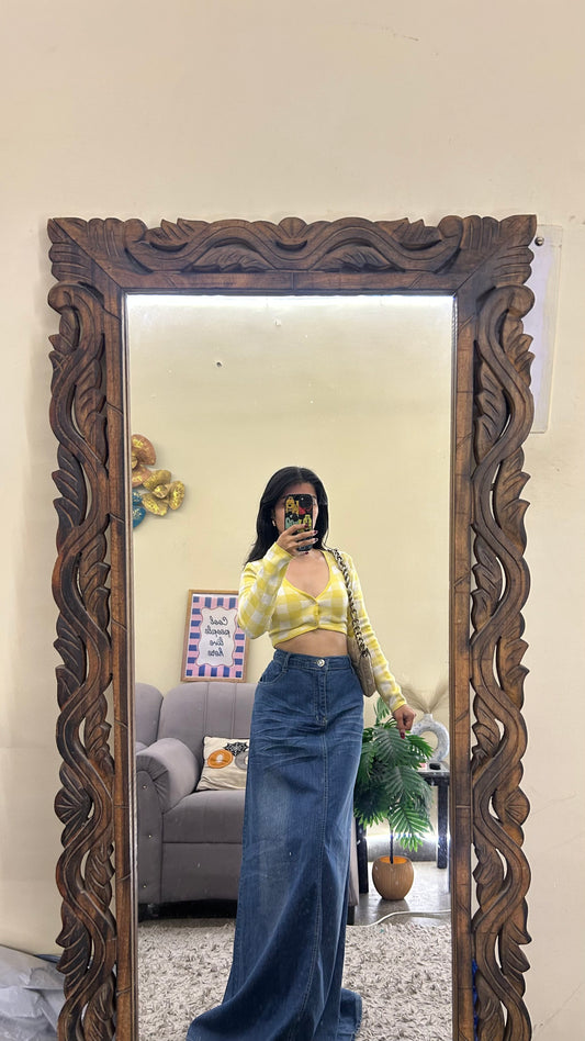 45) Korean skirt 35 waist/l:41