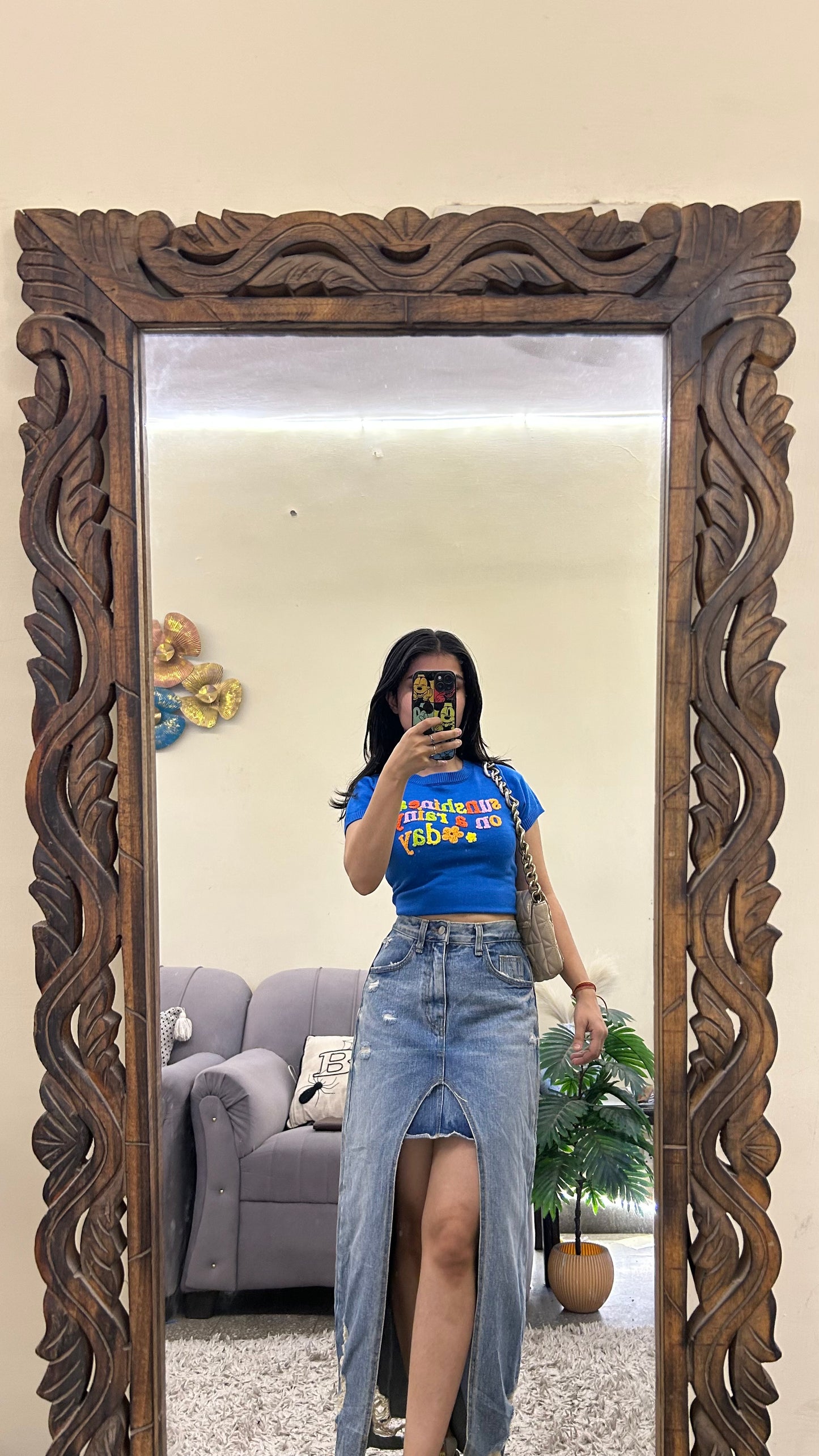 19) korean skirt 26 waist/l:35