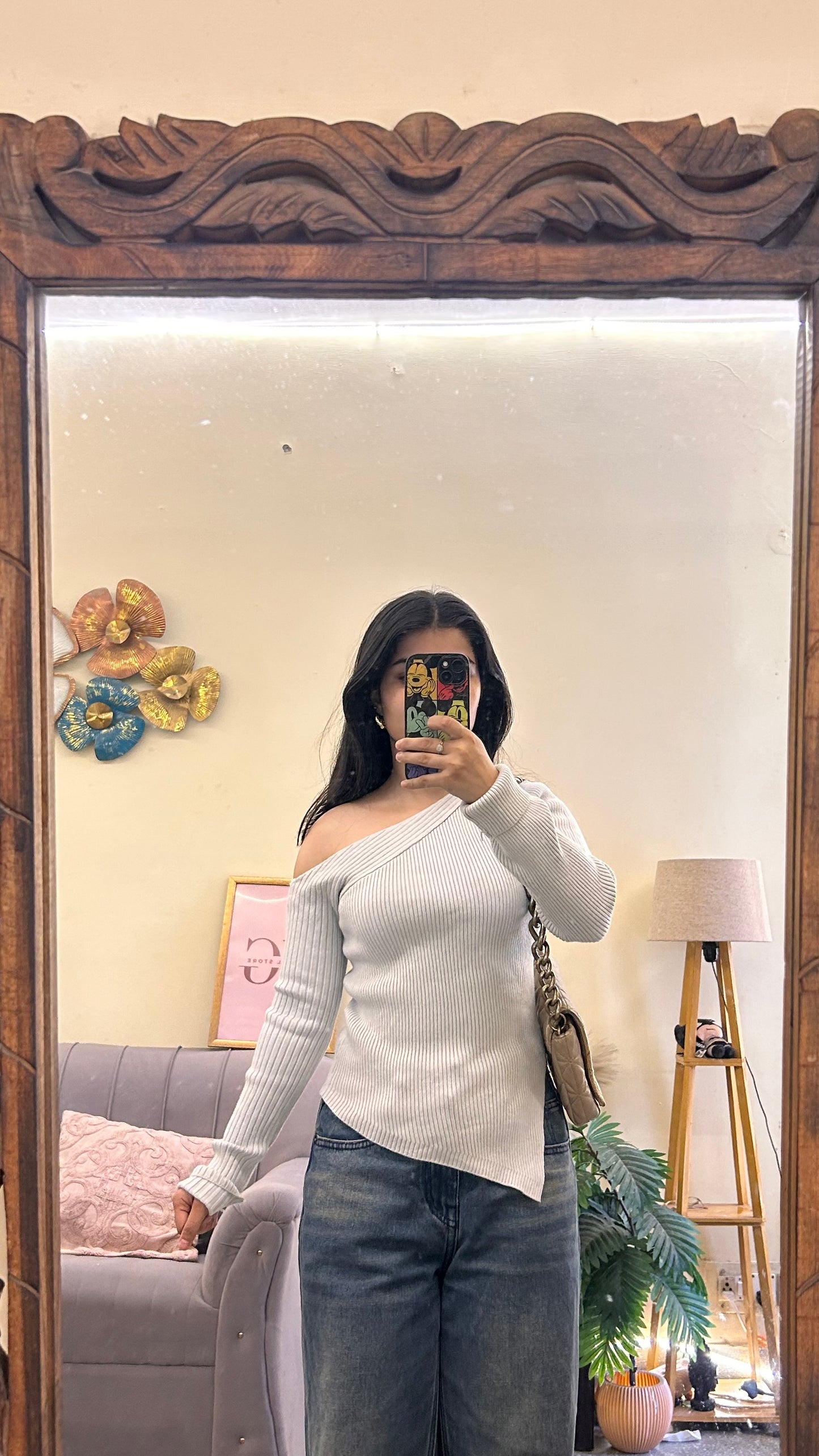 59)semi-winter cute top bust-30-32