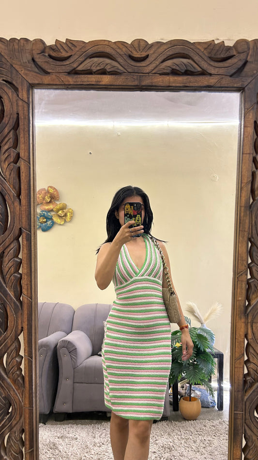Crochet dress 34-36 bust/l:40