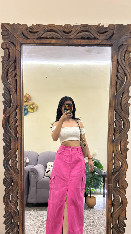 26) korean skirt 28 waist/l:36