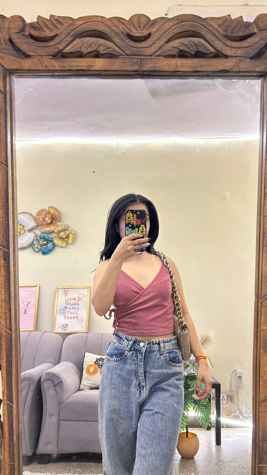 Thrifted top 32-34 bust