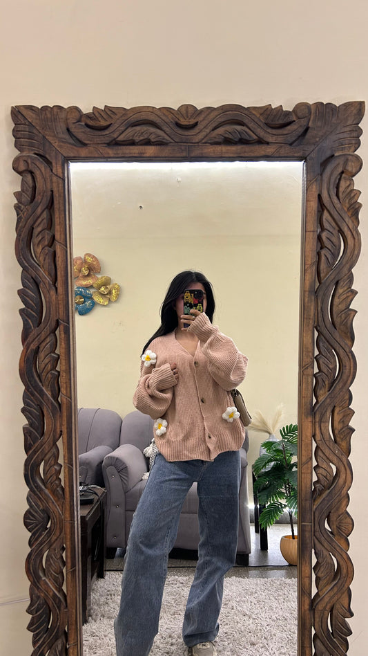 Thrifted flower 🌼 sweater M