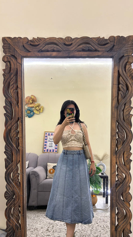 93) Korean skirt 30 waist/l:27